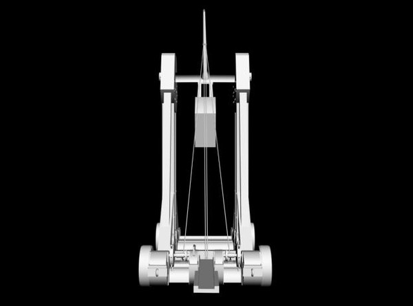 treybuchet 3d max - Treybuchet by Sjors boomschors